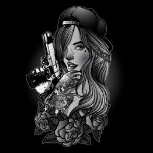                       gangsta                         