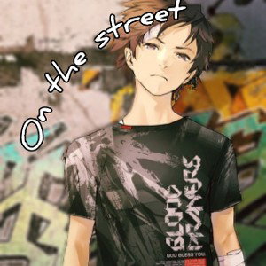 On the street