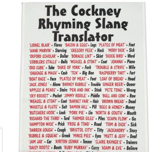 Cockney Rhyming Slang