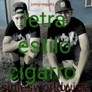 LETRA ESTILO CIGARRO 