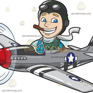 Hop out a plane