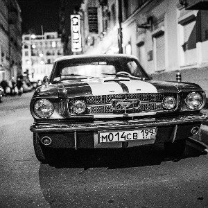 Black car