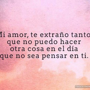 Te Extraño