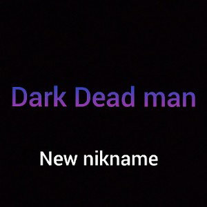 Dark Dead man 
