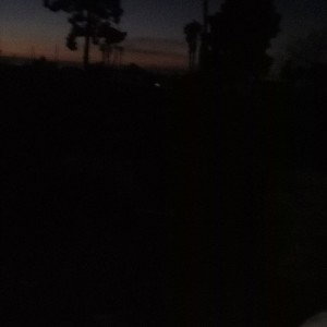she gos walkn away in to the night