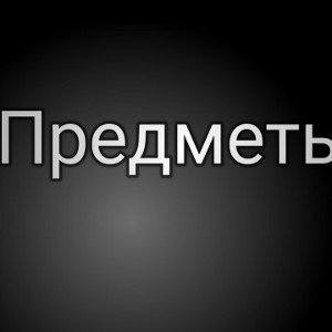 Предметы