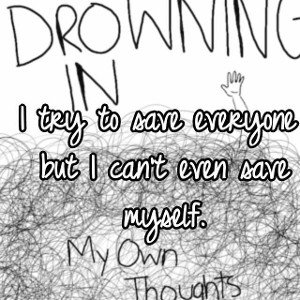 I Can't Save Myself