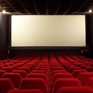 sentado el cine 