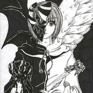 I'm a demon with the wings of an angel