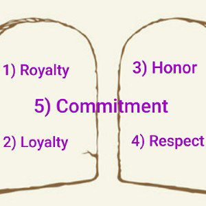 Royalty Commandments  