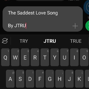 the saddest love song