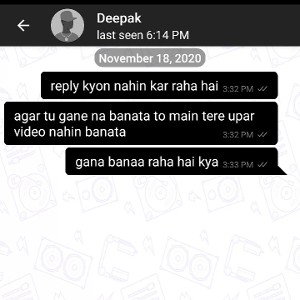 reply  kar bahanchod