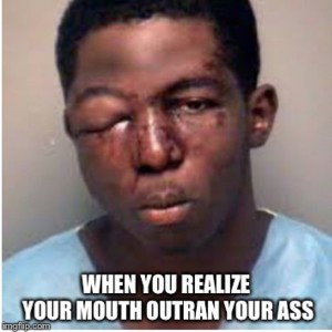       stomp ya face                        