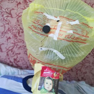 на моё лицо