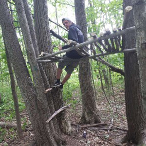 Freestyle en forêt 