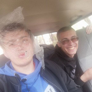 по перепонкам 