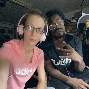 Me and hubby playing around 