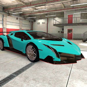 Blue Lamborghini. In russia. (REMIX)