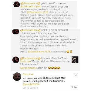 Kritikunfähig -> Chris Lee 💯
