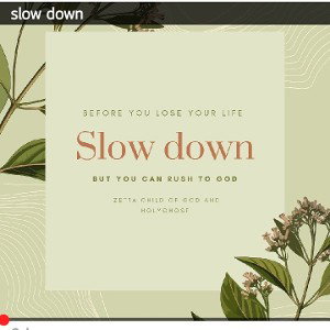 👻Slow Down💣