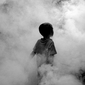 In the smoke