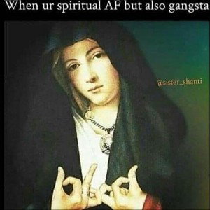 "HULLOWED BE THY NAME"
