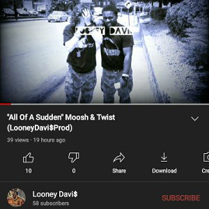 "All Of A Sudden" Moosh & Twist (LooneyDavi$Prod)
