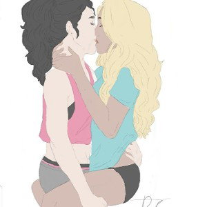 S life a bit saying of to girl kissing
