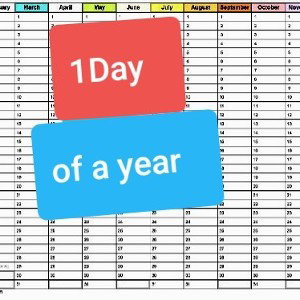 1Day of a year