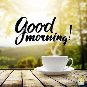 Good morning dear