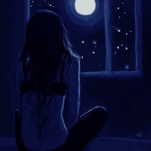 Look at the moon