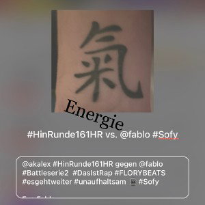 #HinRunde161HR vs. @fablo #Sofy