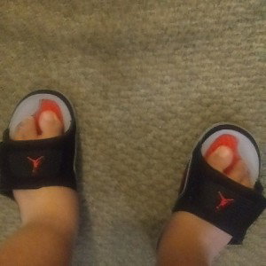 my flip flops on