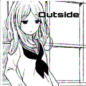 outside