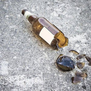 Blockhaze- Glas Flasche 