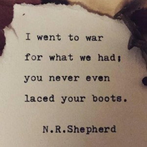 What we had...