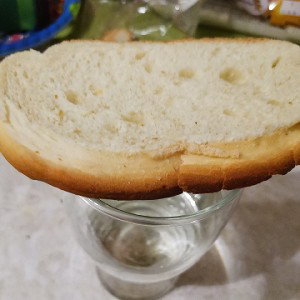 на хлебе и воде