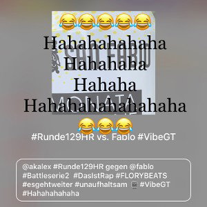 #Runde129HR vs. Fablo #VibeGT