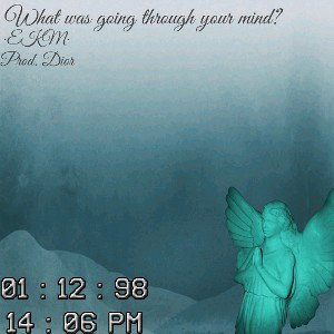 What was going through your mind?