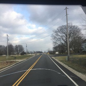 Drivin home