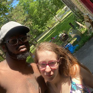 Me and hubby freestyling  