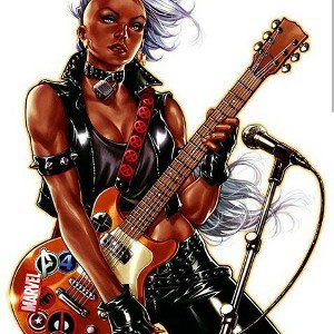 Young rock star