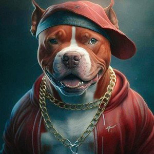 Papá de los cachoro el perro