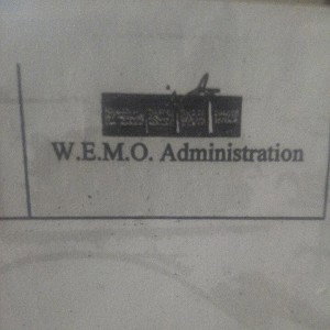 W.E.M.O. ADMINISTRATION 