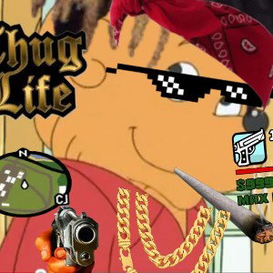 Anime thug life