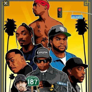 The rap stars in California