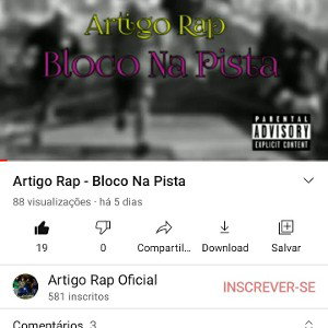 Artigo Rap -Bloco na Pista