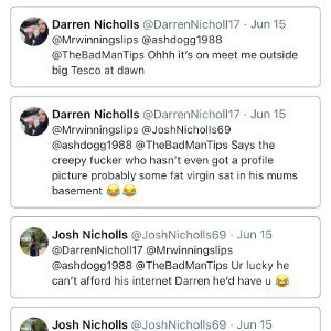 Darren & Josh Nicholls the nonces (the daughter looks like Wolly)