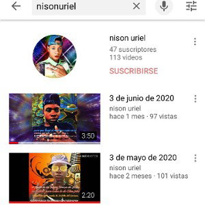 la cuenta de de YouTube es mi sombrilla te deje la foto para que nisonuriel@gmail.com3 de junio de 2020