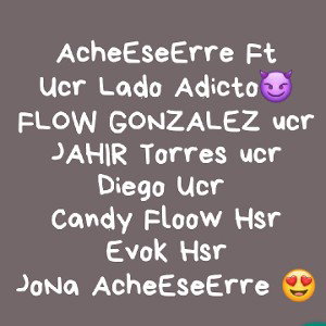 UCR FT HSR - Floow Gonzales, EvoK, MC Joona , CANDY FLOOW, , JAIR, Diiego,